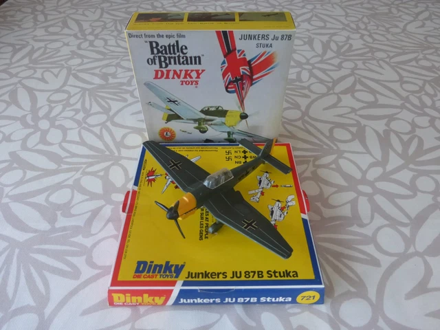 Dinky Toys 1:72 - Avião de guerra - Junkers Ju 87B Stuka model
