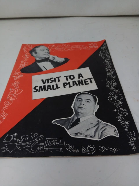 Cyril Ritchard (Signed) "VISIT TO A SMALL PLANET" Gore Vidal Playbill