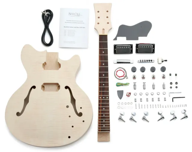 Rocktile HB-Design E-Gitarre Bausatz selber bauen Do It Yourself Kit DIY Set