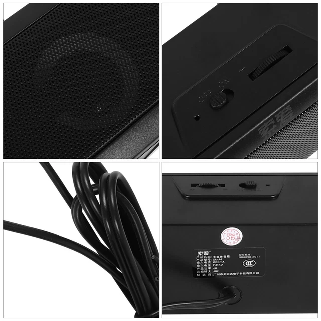 LOUDSPEAKER BOX PC Speakers Wireless Bass Speaker Desktop Soundbar £22.