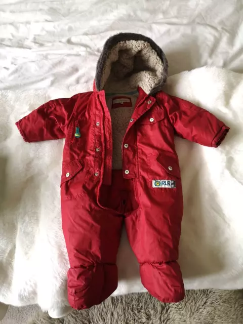 Little John Rocha Baby Zip Hooded Sleep Suit, Snowsuit , Winter Wear 3/6 Months