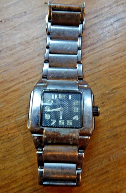 Montre JEAN DELATOUR Acier Inoxydable Noir - Élégante Et Résistante à L'eau (30m)