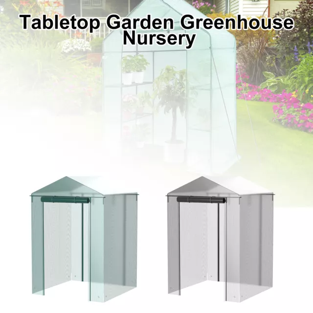 Walk-in Greenhouse Cover Waterproof PE Greenhouse Replacement Cover with qiEUd