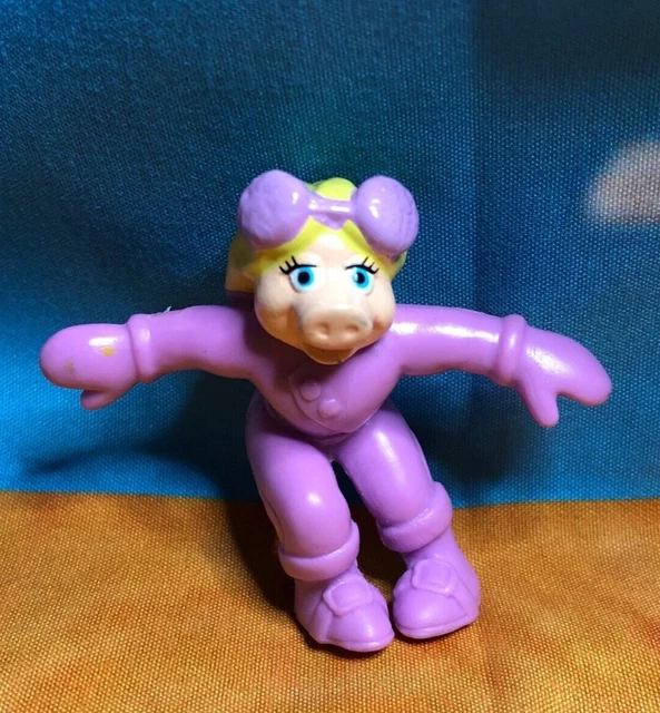 1997 Muppets Miss Piggy Figure Henson Part of Snowboarding Set Very Nice!
