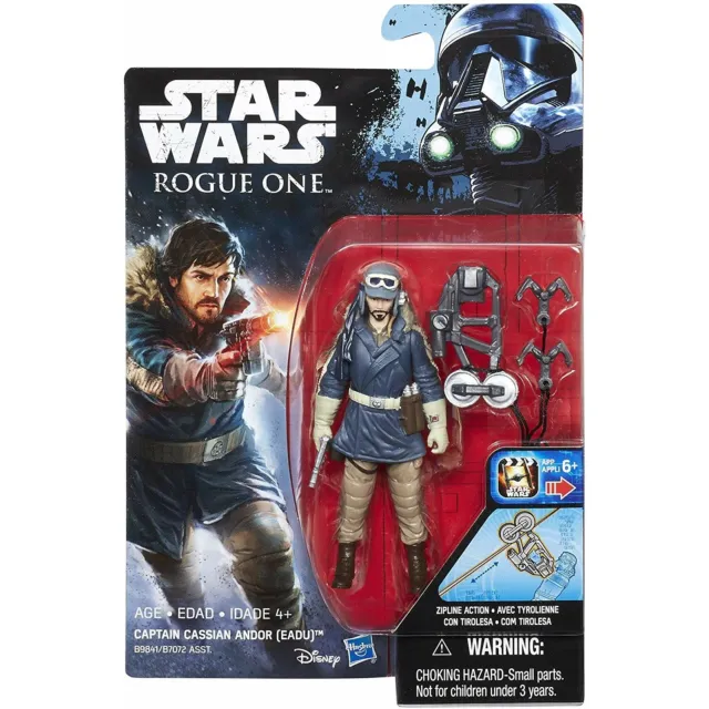 Star Wars Action Figurine 3,75 - 10 cm - B9841 - Rogue One Cassian Andor - Neuf