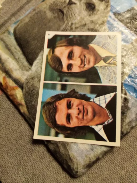Xm38 Card Sticker Soccer Stars Football No 325 Terry Cochrane Davy Jackson