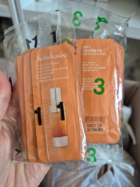 thumbnail image 2 of Sulwhasoo Concentrated Ginseng Brightening Spot Ampoule – 1ml Sample Size, 10–90 Pcs Available, Cruelty-Free 2 of 4