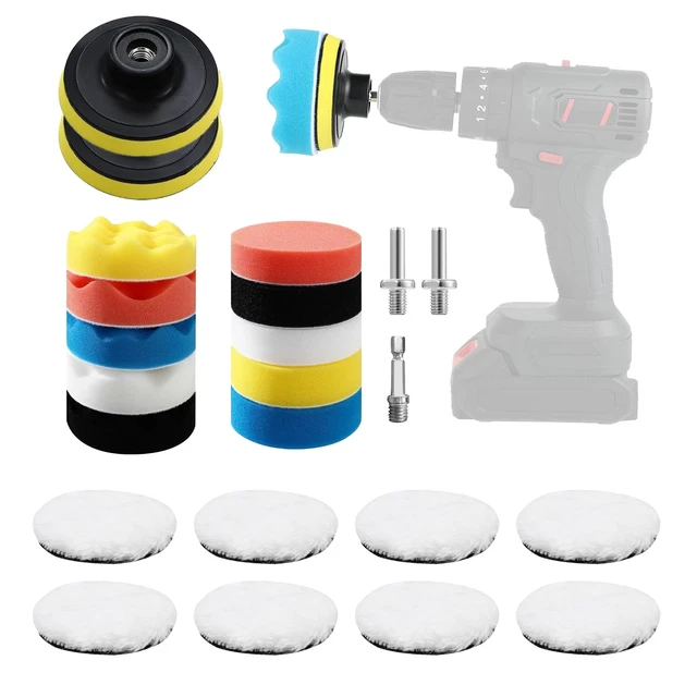 Kit 7 Pièces TC Technic 50mm Pour Ponceuse Polisseur - Préparation Surface Neuve