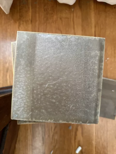 Plain 6 In. Green Antique Craftsman Fireplace Tiles - Made by Trent  From 1915