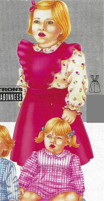 Patron Couture Robe Bébé Petit Faune N°158 - Tailles 0 à 18 Mois - Neuf