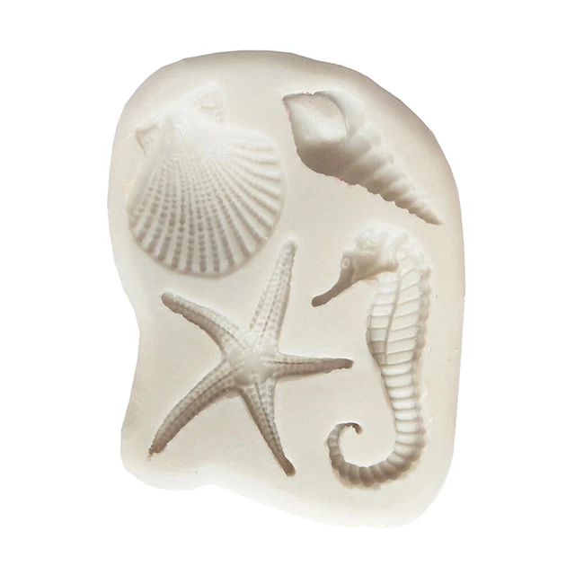 Marine Life Silicone Cake Mold Sugar Craft Chocolate Baking Decor Tools DIY