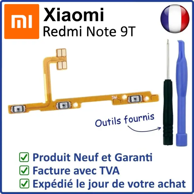 Nappe Interne Des Boutons Power On Off Et Volume + - Du Xiaomi Redmi Note 9T