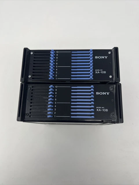 Pair of Sony XA-10B 10-Disc Compact Disc CD Magazine Cartridges
