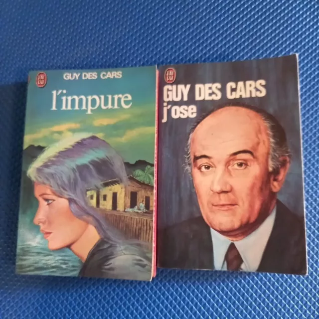 Guy Des Cars Lot De 2 Livres J'ai Lu I'impure J'ose Bon Etat livre