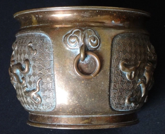Ancien Brûle-encens En Bronze - Chine - Encensoir Décoratif (SL3) - Authentique
