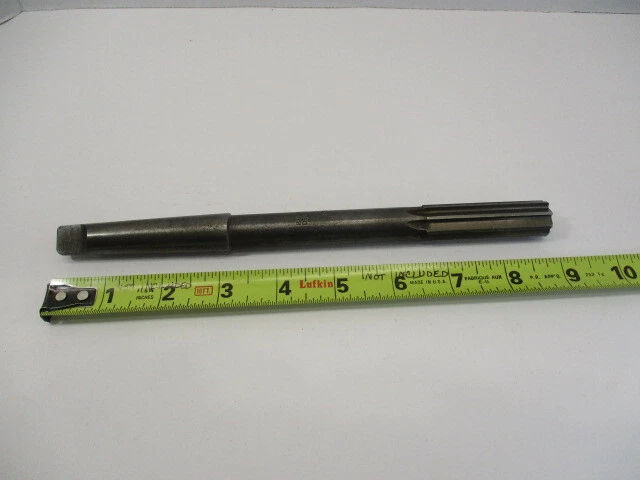 11/16" BUTTERFIELD Machinist REAMER, .6875" x 9" Long, # 2 Morse Taper Shank, EC