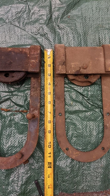 Antique  Barn Door Rollers Hangers 2