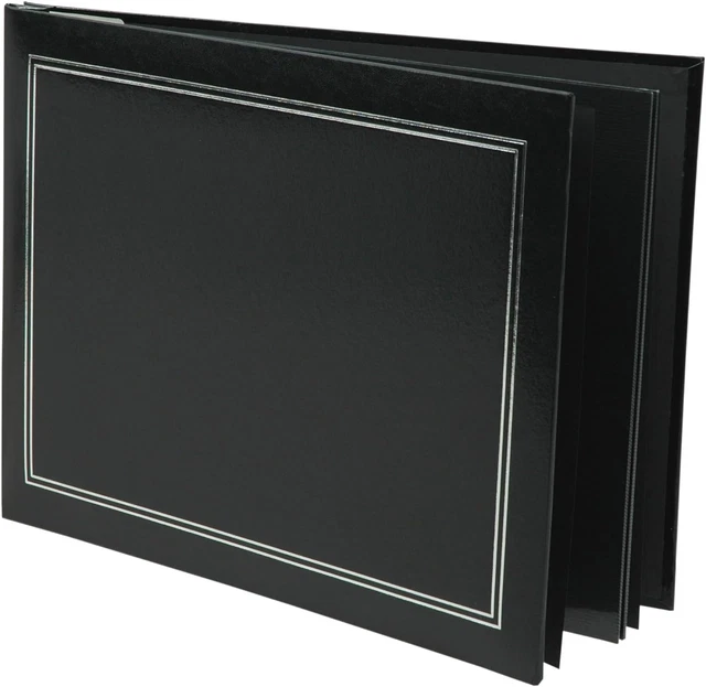 STUDIO HOMEWARES 62775 NCL Photo Album Jumbo Black Self Adhesive 40.21