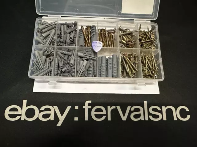 Kit Tornillos Y Clavijas para la Fijación de Pared VALEX Piezas 360 IN Caja 2