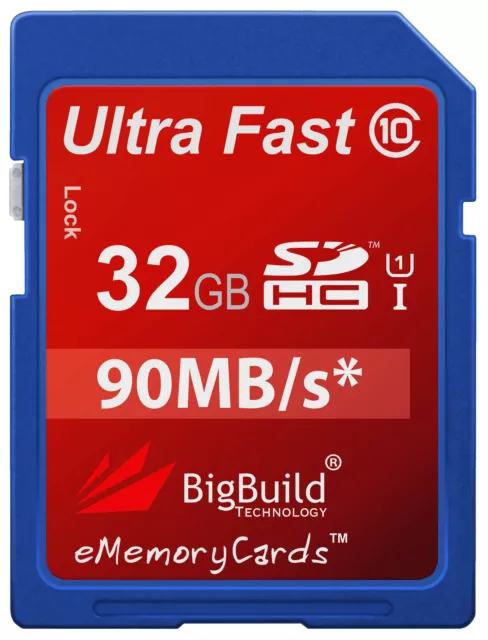 32GB Memory Card For Fuji Film FinePix HS20EXR Camera 32GIG SD SDHC Class 10