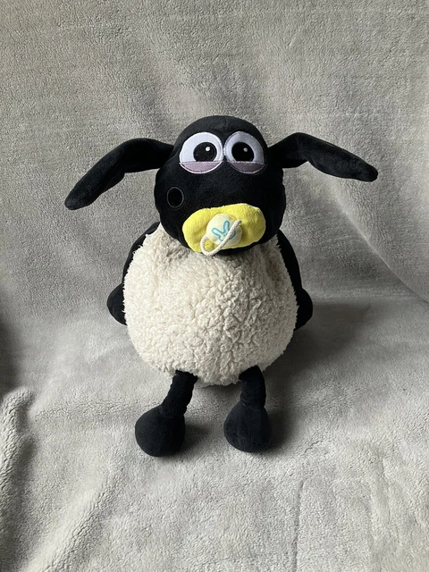 AARDMAN SHAUN SHEEP Timmy Time Baby With Dummy Pacifier Soft Plush Toy