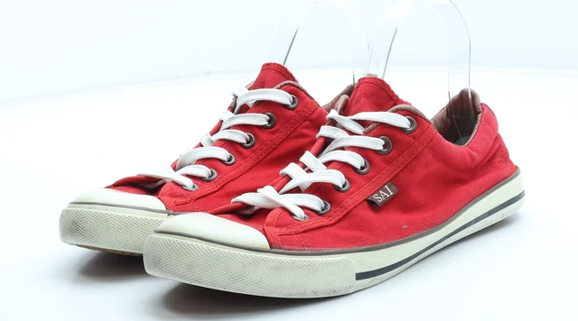 Sai Womens Red Polyester Trainer UK EU