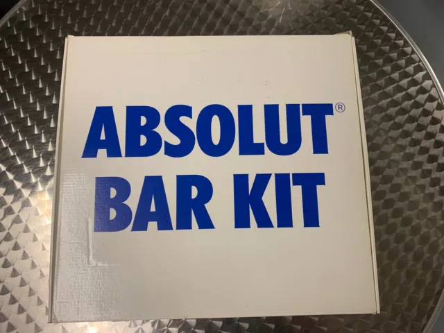 Absolut Vodka Bar Kit - Shaker, spoon, pourer etc Set 1