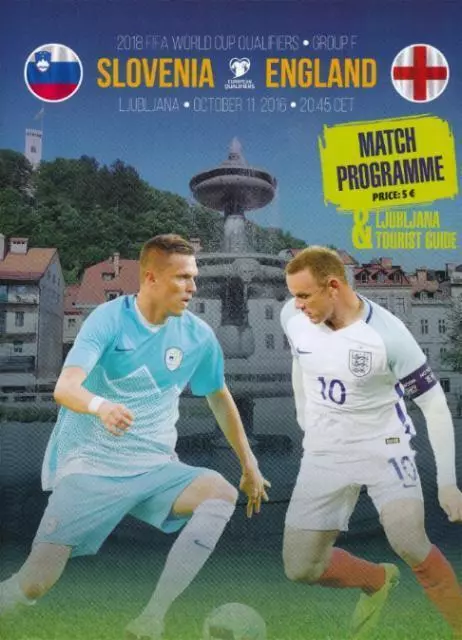 * 2016 - SLOVENIA v ENGLAND - WORLD CUP QUALIFIER (11th October 2016) *