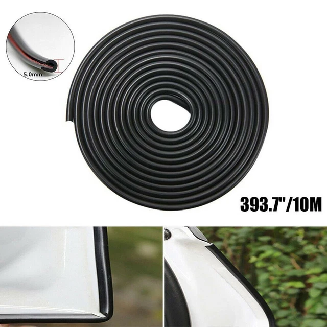 Protection De Bord De Porte Auto – Profilé Caoutchouc En U Vert, 10 Mètres, Universel Pour Voiture, SUV, Camping-car