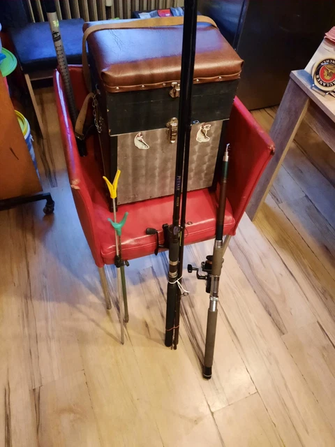 Angelcombo, Kiepe, 2 Ruten mit Rolle, Unterfangkescher, Ständer! 6