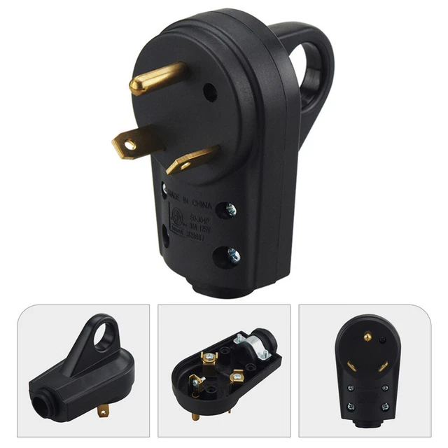 Spina Accendisigari 12V Maschio Con Cavo 16AWG, LED E Fusibile 15A - Kit Di Ricambio Universale 27cm - 3