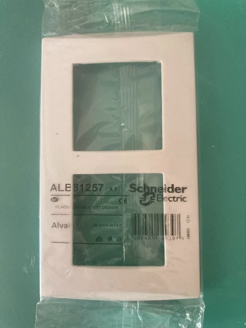 Plaque De Bouton Schneider Alombard 84419 – Bleu Transparent Pour Alvais Évolution