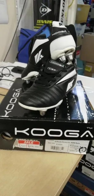 KOOGA classic CS5 jrLCST boot 6 stud A008 black white uk 1