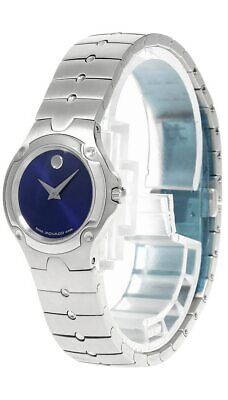 MOVADO Sport Edition 26MM SS Blue Museum Dial Women's Watch 0604836