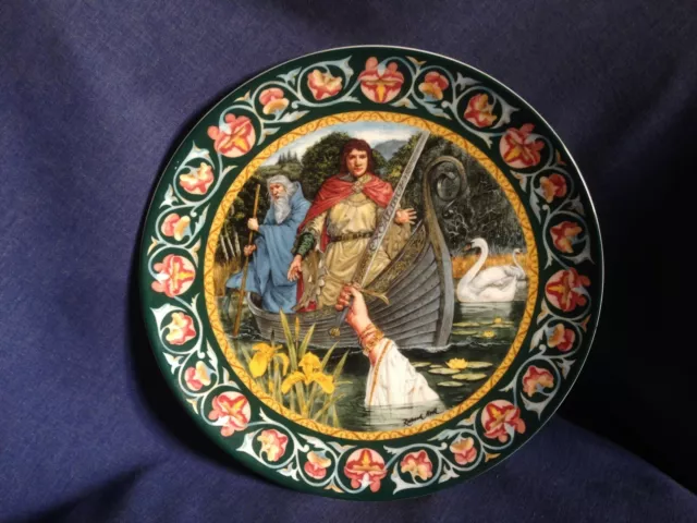 Wedgwood Collector's Plate. 'The Legend of King Arthur'. Excalibur.