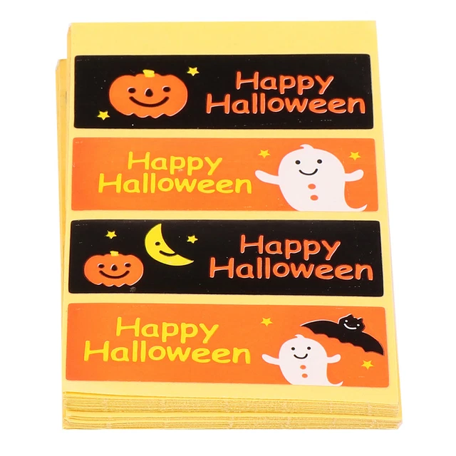 30 Pcs Sticker Pumpkin Stickers Jackolantern Halloween Party Cell Phone