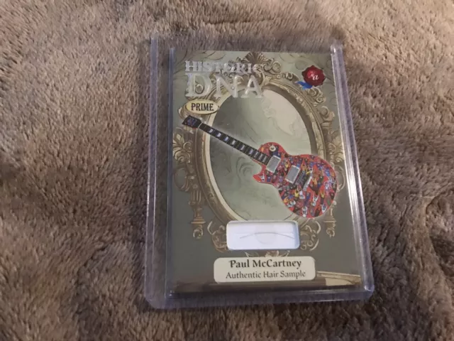 2024 Historic Autographs Prime Platinum Club DNA Paul McCartney Hair Card  3/4