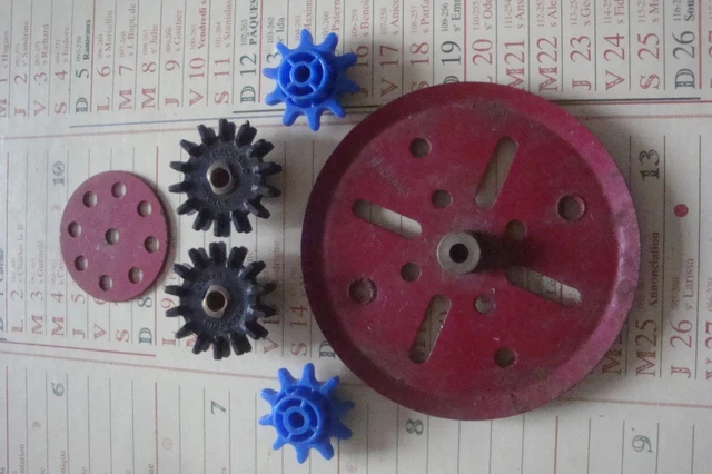 Lot De Chaînes Et Roues De Chaîne MECCANO D'occasion - Parfait Pour Constructions Et Bricolages Créatifs