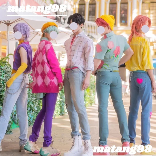 Anime K-Pop: Demon Hunters Saja Boys Mystery Cosplay Costume Full Set