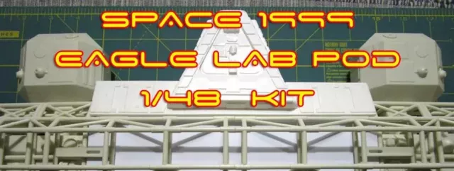Lunar 1:48 Space 1999: LABORATORY POD for EAGLE Transporter Model Kit SEALD BAGS