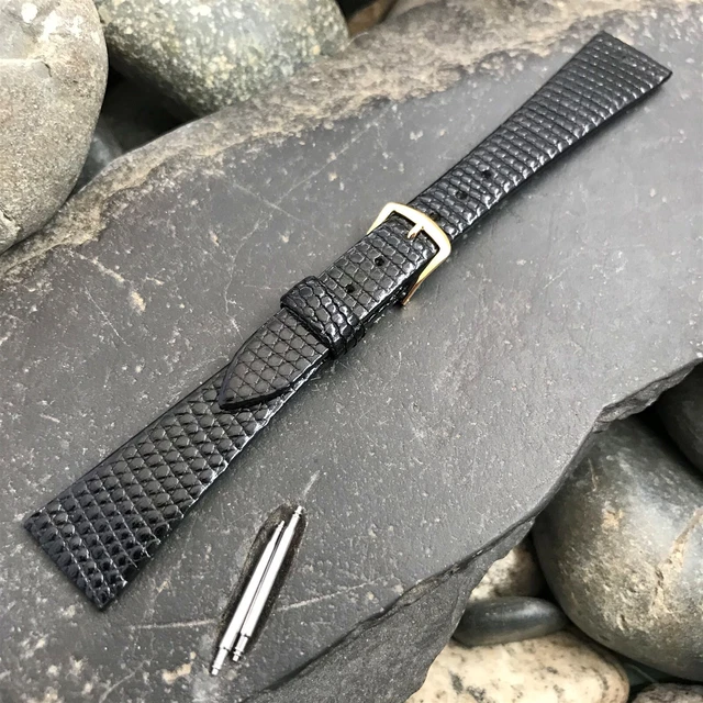 Womens JB Champion Java Lizard 5/8" 16mm nos Unused 1970s Vintage Watch Band