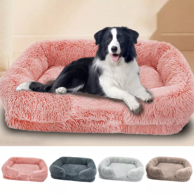 Orthopedic Pet Calming Bed Soft Warm Cat Dog Nest House Small Large Washable Mat