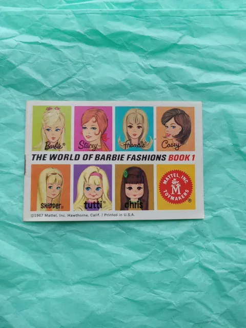 1967 The World of Barbie Fashions Book 1 Mattel