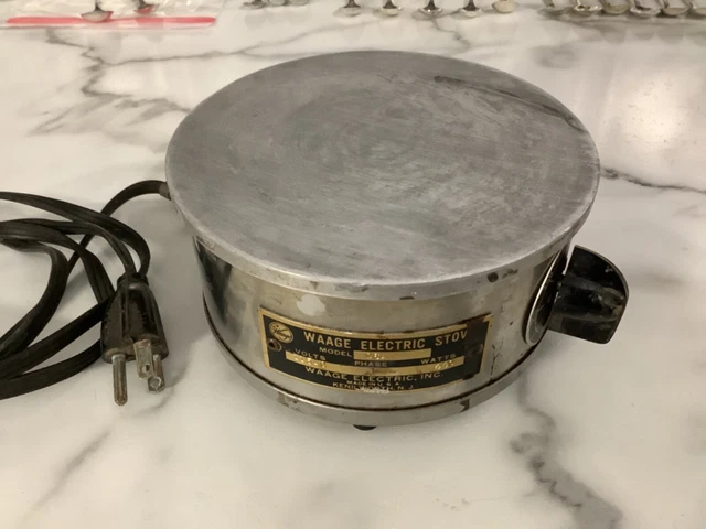 Waage Model D6A Electric Stove 6”…440 watts…115AC VOLTS…phase 1