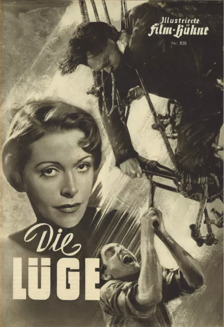 FILMPROGRAMM IFB NR. 838, Die Lüge, Otto Gebühr, Sybille Schmitz