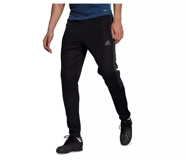 adidas Tiro Pants Men's Small AeroReady Soccer Track Training Black Dark Grey