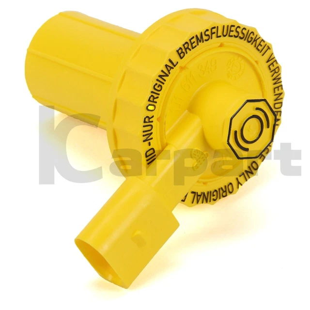 BRAKE FLUID RESERVOIR yellow cap with level sensor VW AUDI SEAT SKODA