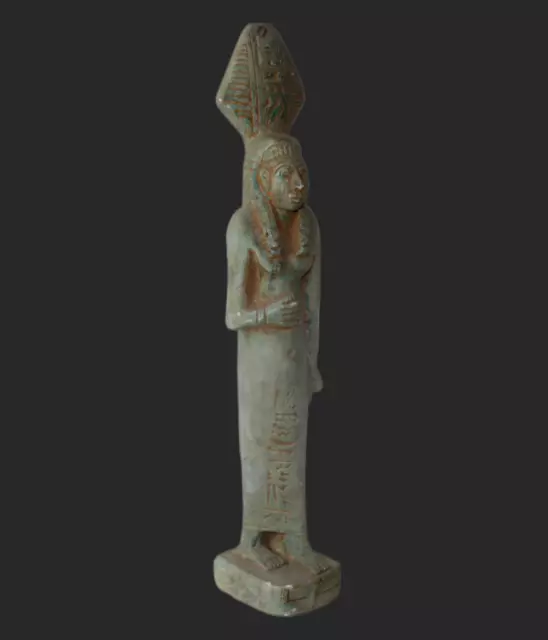 RARE ANCIENNE ÉGYPTIENNE ANTIQUE Reine Hatshepsout Support en Pierre Statue...