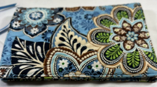 Vintage Retired Vera Bradley Bali Design Paperback Book Cover With Page Holder!