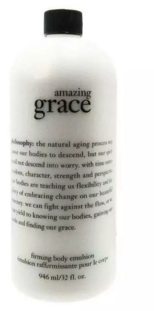 Philosophy Grace Firming Body Emulsion Lotion Amazing Grace 32 oz Sealed W/ Pump